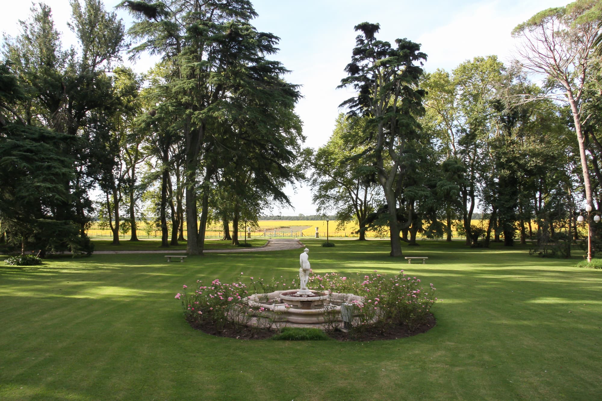 Parque y fuente de Estancia La Fortuna